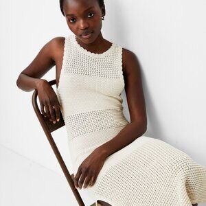 French Connection Momo Nellis Crochet Maxi Dress
